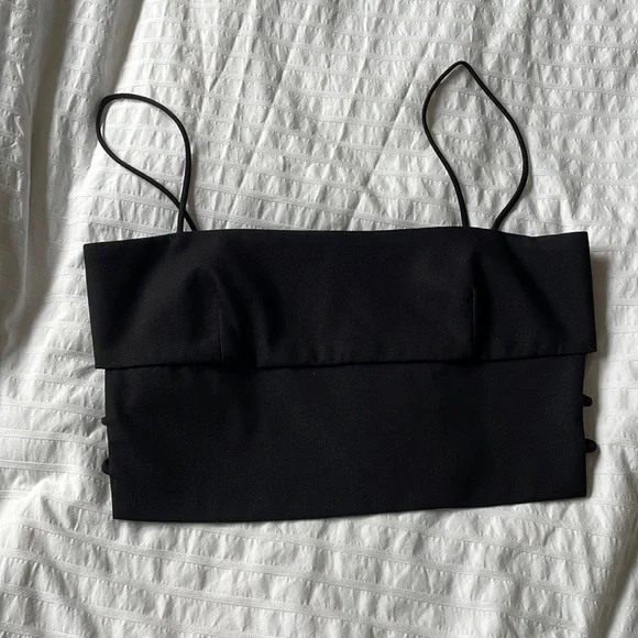 Zara Cut Out Crop Top - Picture 4 of 8